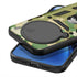 Mobizang Tank Back Cover for Vivo X200 Pro (5G) | Inbuilt Ring + Slider Shockproof Lens Protection Bumper Back Case (Green)