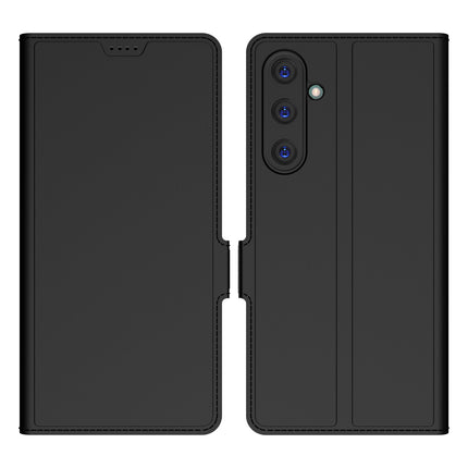 Mobizang Noble Slim Magnetic Leather Flip Case Cover for Samsung Galaxy A35 (5G) | Card Holder Stand Flip Wallet Case (Black)