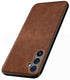 Mobizang Tux Back Case for Samsung Galaxy A54 (5G) | Slim Leather Shockproof Camera Protection Back Cover (Brown)