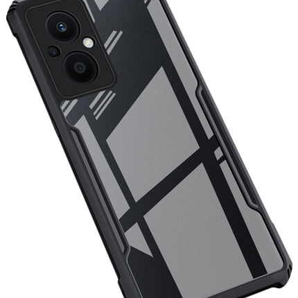 Beetle for Oppo F21 PRO (5G) Back Case, [Military Grade] Shockproof Slim Hybrid Cover (Black)