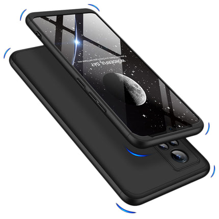 Double Dip Full 360 Protection Back Case Cover for Vivo V21 (Black)