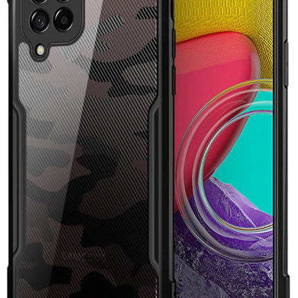 Beetle Camouflage for Samsung Galaxy M33 (5G) Back Case, Shockproof Slim Cover (Black)