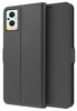 Mobizang Noble Slim Magnetic Leather Flip Case Cover for OPPO F21 PRO (5G) (Black)