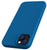 Mobizang Matte Protective Lens Flexible Back Cover for Apple iPhone 15 | Slim Silicone with Soft Lining Shockproof Full Body Bumper Case (Blue)