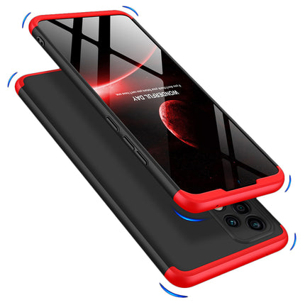 Double Dip Full 360 Protection Back Case Cover for Samsung Galaxy A72 (Red,Black)