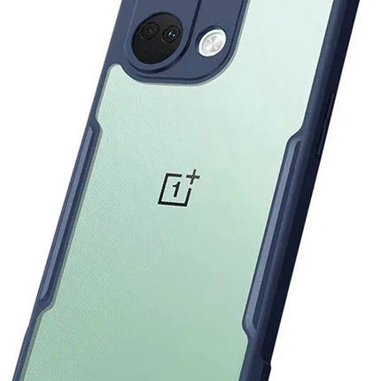 Mobizang Beetle Back Cover for OnePlus Nord 3 | [Military Grade Protection] Shock Proof Slim Hybrid Bumper Case (Blue)