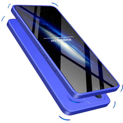 Double Dip Full 360 Protection Back Case Cover for Vivo V23 (5G) (Blue)