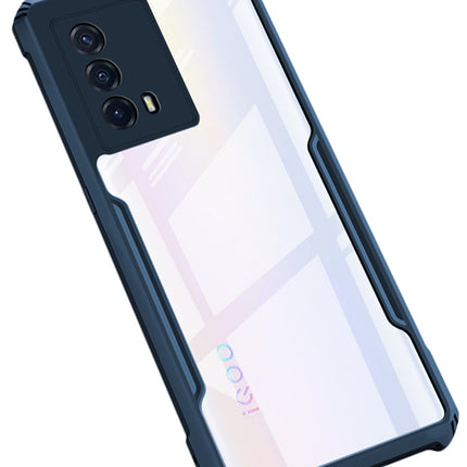 Beetle for Vivo IQOO Z5  (5G) Back Case, [Military Grade Protection] Shock Proof Slim Hybrid Bumper Cover (Blue)