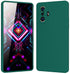 Matte Lens Protective Back Cover for Poco F3 GT , Slim Silicone with Soft Lining Shockproof Flexible Full Body Bumper Case , Green