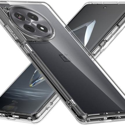 Mobizang Shield Clear Acrylic Back Shock Proof Case Cover for OnePlus 12 (Transparent)