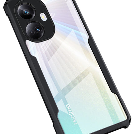 Mobizang Beetle for Realme 10 Pro Plus Back Case | [Military Grade Protection] Shock Proof Slim Hybrid Bumper Cover (Black)