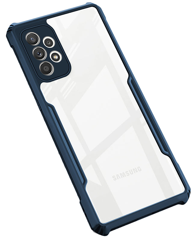 Beetle for Samsung Galaxy A53 (5G)  Back Case, [Military Grade] Shockproof Slim Hybrid Cover (Blue)
