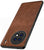 Mobizang Tux Back Case for Vivo X90 (5G) | Slim Leather Shockproof Camera Protection Back Cover (Brown)