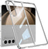 Mobizang Phantom Ultra Thin Back Case For Samsung Galaxy Z Fold 5 |Electroplated Edges Full Body Protection Back Cover (Silver)
