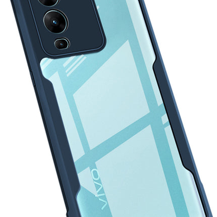 Mobizang Beetle for Vivo V25 Pro (5G) Back Case, [Military Grade Protection] Shock Proof Cover (Blue)