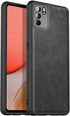 Tux Back Case For Oppo Reno 6 Pro (5G) , Slim Leather Case with Soft Edge Shockproof Back Cover (Black)