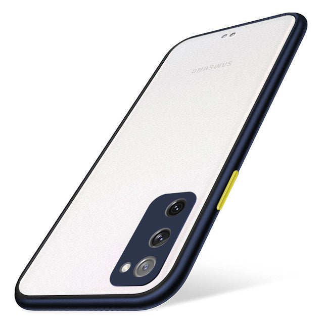 Paper Thin Back Cover For Samsung Galaxy S20 FE , Super Slim Matte Translucent Full Protection Back Case (Blue)