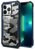 Beetle Camouflage for Apple iPhone 13 Pro Back Case, [Military Grade Protection] Shock Proof Slim Hybrid Bumper Cover (Blue)