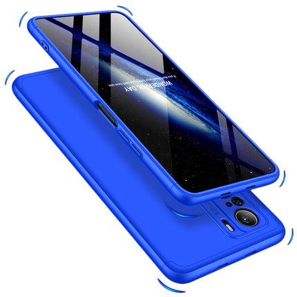 Double Dip Full 360 Protection Back Case Cover for Xiaomi Mi 11X / 11X Pro (Blue)