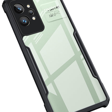 Beetle for Realme GT 2 PRO Back Case, [Military Grade] Shockproof Slim Hybrid Cover (Black)