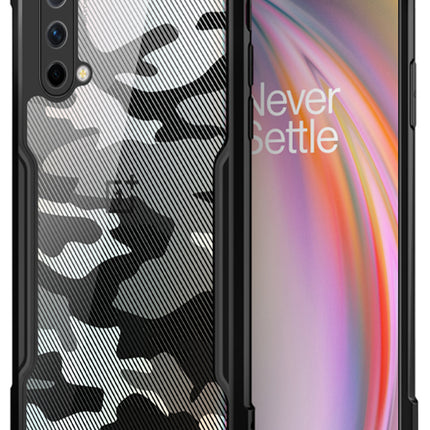 Beetle Camouflage for OnePlus Nord CE (5G) Back Case, [Military Grade Protection] Shock Proof Slim Hybrid Bumper Cover (Black)