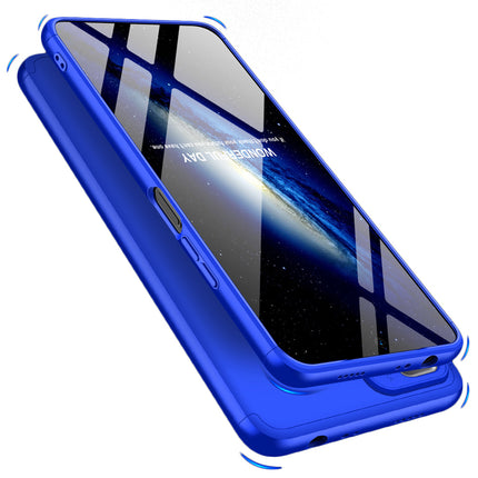 Double Dip Full 360 Protection Back Case Cover for Xiaomi 11i HyperCharge (Blue)