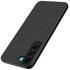 Soft Full Fabric Protective Back Case Cover for Samsung Galaxy S22 + ( Plus ) (Black)