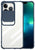 Slider Back Cover for Apple iPhone 13 Pro , [Military Grade Protection] Shockproof Slim Clear Camera Shield Bumper Back Case (Blue)