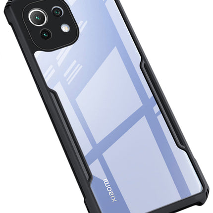 Beetle for Mi 11 Lite Back Case, [Military Grade Protection] Shock Proof Slim Hybrid Bumper Cover (Black)