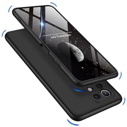 Double Dip Full 360 Protection Back Case Cover for Xiaomi Mi 11 Lite (Black)