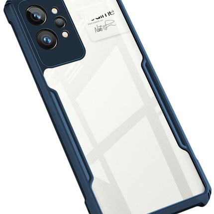 Beetle for Realme GT 2 PRO Back Case, [Military Grade] Shockproof Slim Hybrid Cover (Blue)