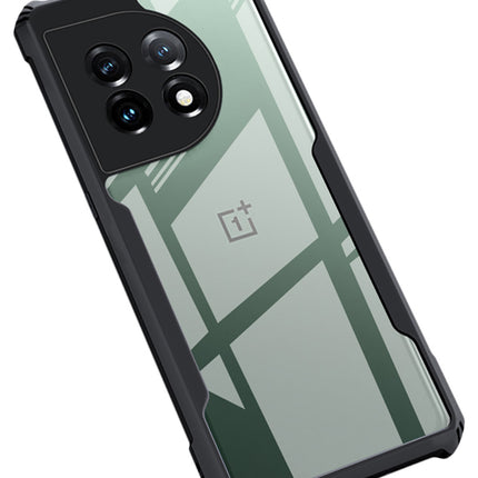 Mobizang Beetle for OnePlus 11R Back Case | [Military Grade Protection] Shock Proof Slim Hybrid Bumper Cover (Black)