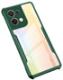 Mobizang Beetle for Oppo Reno 8 Pro (5G) Back Case, [Military Grade] Shockproof Slim Hybrid Clear Back Cover (Green)