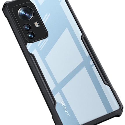 Beetle for Xiaomi 12 PRO (5G) Back Case, [Military Grade] Shockproof Slim Hybrid Cover (Black)