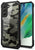 Beetle Camouflage for Samsung Galaxy S21 FE Back Case, [Military Grade] Shockproof Slim Hybrid Cover (Black)