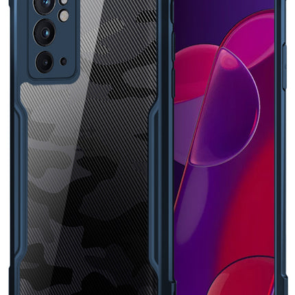 Beetle Camouflage for OnePlus 9RT / One Plus 9RT Back Case, [Military Grade Protection] Shock Proof Slim Hybrid Bumper Back Cover , Blue