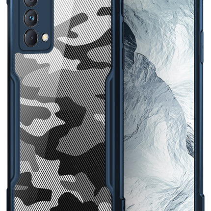 Beetle Camouflage for Realme GT Master Back Case, [Military Grade Protection] Shock Proof Slim Hybrid Bumper Cover (Blue)