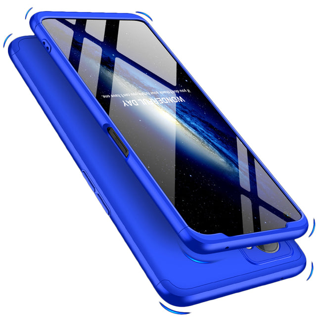 Double Dip Full 360 Protection Back Case Cover for Realme 9i (Blue)