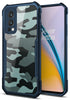 Beetle Camouflage for OnePlus Nord 2 (5G) / One Plus Nord 2 (5G) Back Case, [Military Grade Protection] Shock Proof Slim Hybrid Bumper Cover (Blue)