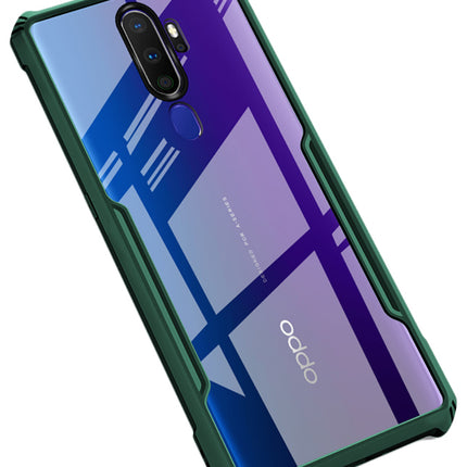 Beetle for Oppo A9 (2020) Back Case, [Military Grade Protection] Shock Proof Slim Hybrid Bumper Cover (Green)