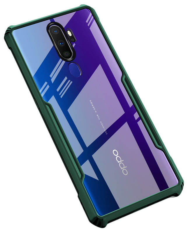 Beetle for Oppo A9 (2020) Back Case, [Military Grade Protection] Shock Proof Slim Hybrid Bumper Cover (Green)