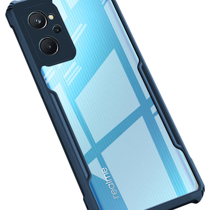 Beetle for Realme 9i Back Case, [Military Grade Protection] Shock Proof Slim Hybrid Bumper Cover (Blue)