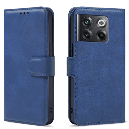 Mobizang Prime Slim Magnetic Flip Cover for OnePlus 10T | PU Leather Shockproof Folio Case with Card Holders RFID Blocking Kickstand (Blue)