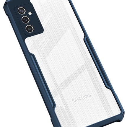 Beetle for Samsung Galaxy M52 (5G) Back Case, [Military Grade Protection] Shock Proof Slim Hybrid Bumper Cover (Blue)