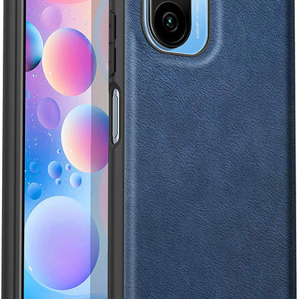 Tux Back Case for Mi 11X / Mi 11X PRO , Slim Leather Case with Soft Edge Shockproof Back Cover (Blue)