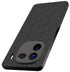 Mobizang Soft Full Fabric Protective Back Case Cover for Iqoo 12 (5G) | Shockproof Slim Hard Anti Slip Back Case (Black)