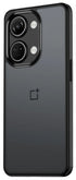 Mobizang Shield Frosted Acrylic Back Shock Proof Case Cover for OnePlus Nord 3 (Black)