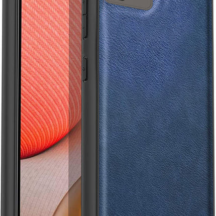 Tux Back Case For Realme 8 Pro / Realme 8 , Slim Leather Case with Soft Edge Shockproof Back Cover (Blue)