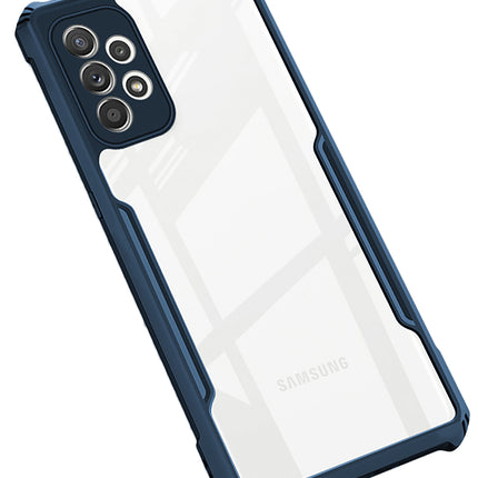 Beetle for Samsung Galaxy M32 (5G) Back Case, [Military Grade Protection] Shock Proof Slim Hybrid Bumper Cover (Blue)