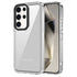 Mobizang Warrior Acrylic Clear Back Cover For Samsung Galaxy S23 Ultra | Slim Shockproof [Military Grade Protection] Hybrid Bumper Case (Clear Sides)